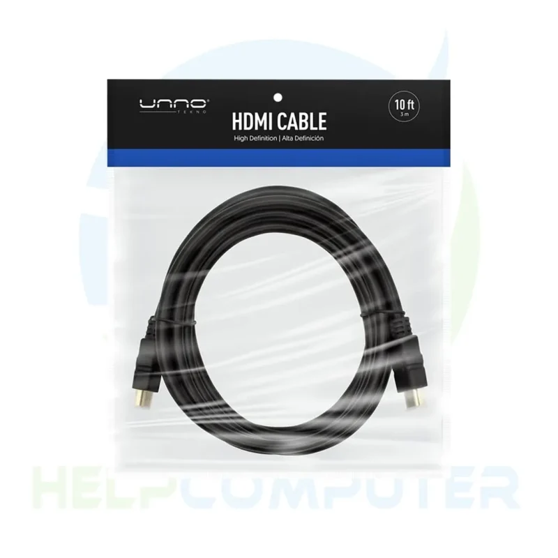 Cable Hdmi A Hdmi 3 Metros Unno Cb4110bk