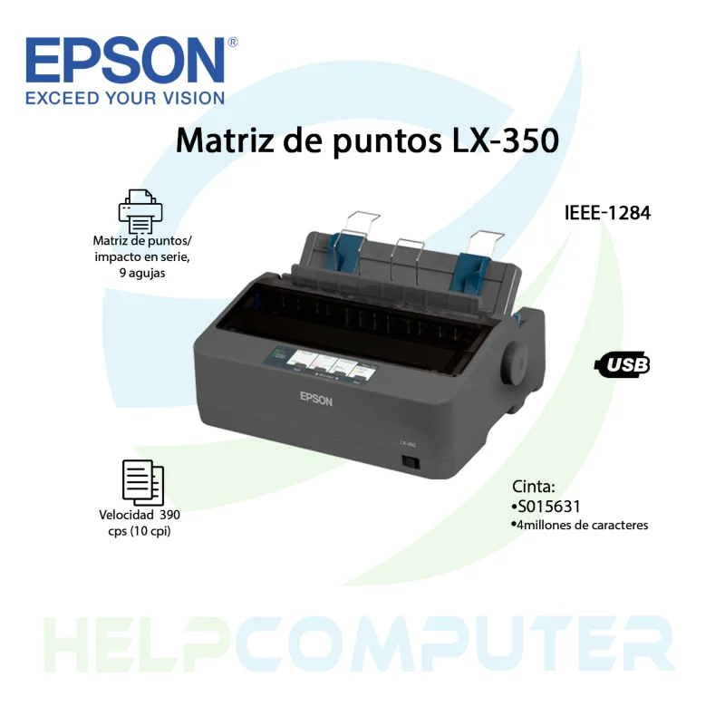 Impresora Epson LX-350 Matriz De Punto