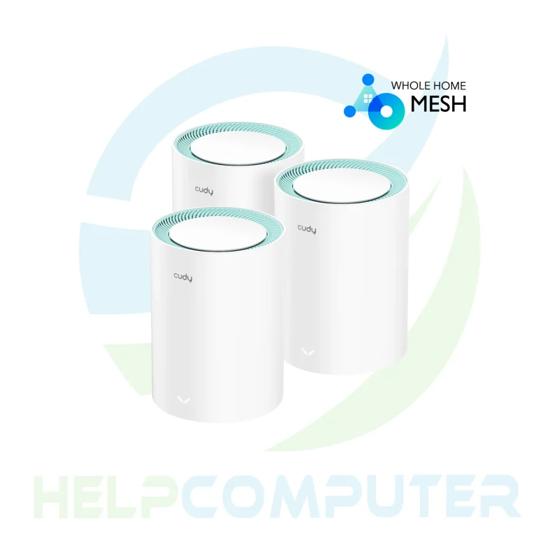 Router Wi-Fi Cudy M1300 Dual Band AC1200 Gigabit/Malla Pack de 3
