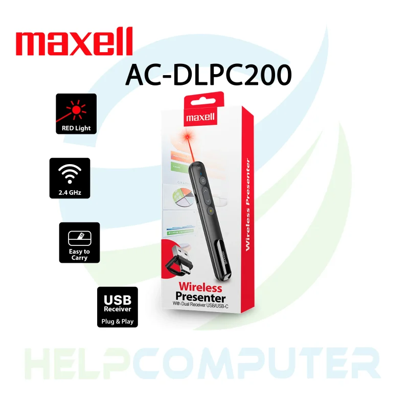 Presentador Wireless apuntador laser Maxell