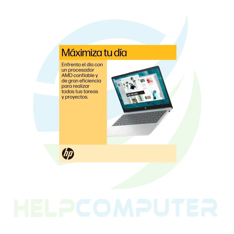 Laptop HP AMD 14″Ryzen 3 7320U 8GB RAM 512GB M.2 FHD - Imagen 10