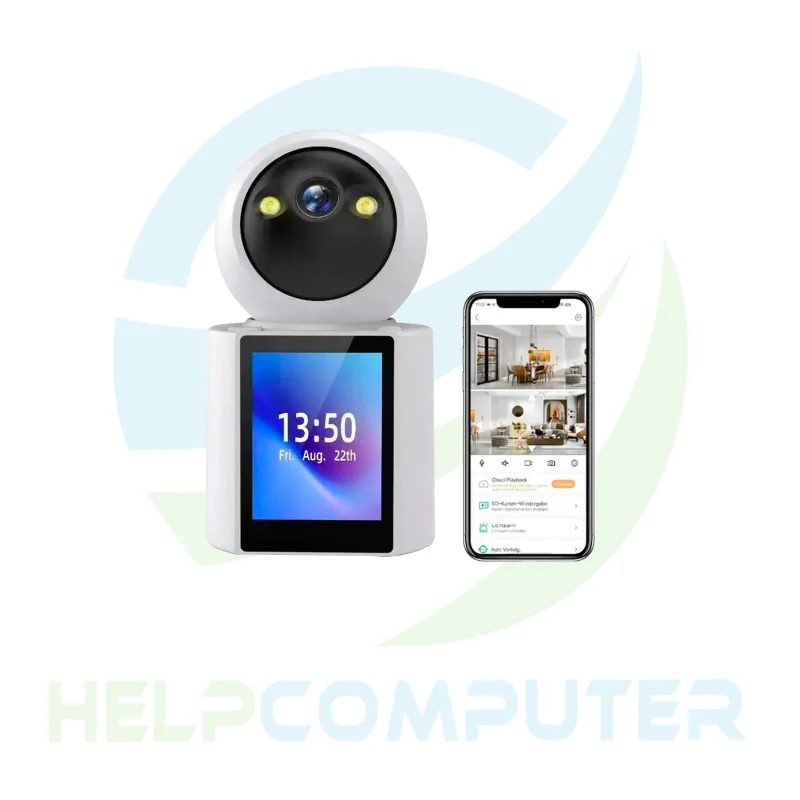 Camara inteligente 360° video llamada y vigilancia FHD 1080 WI-FI - Imagen 3