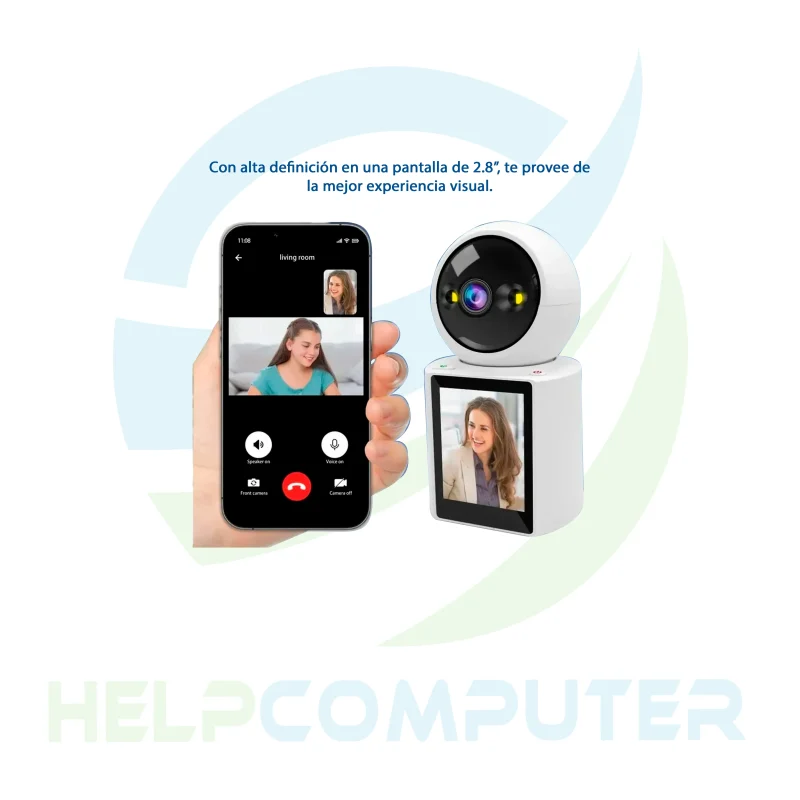 Camara inteligente 360° video llamada y vigilancia FHD 1080 WI-FI - Imagen 6