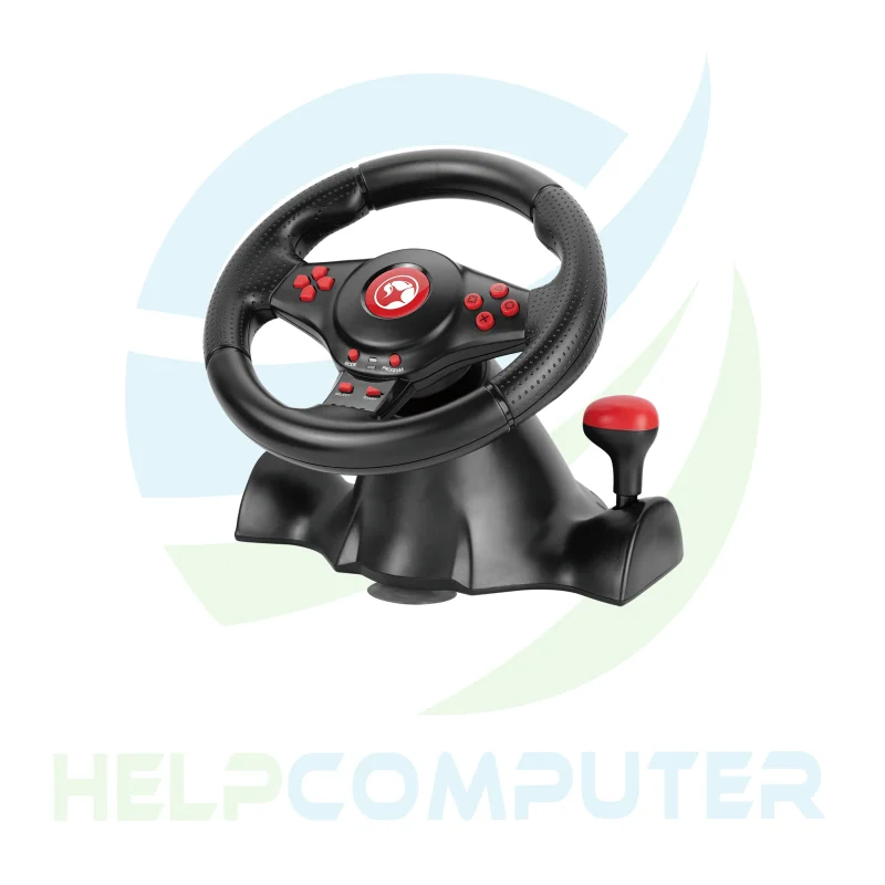 Volante Marvo de carreras multiplataforma GT-903