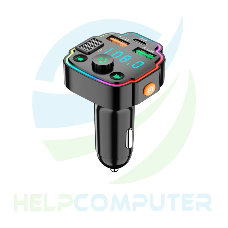 Reproductor MP3 bluetooth para carro transmisor FM manos libres