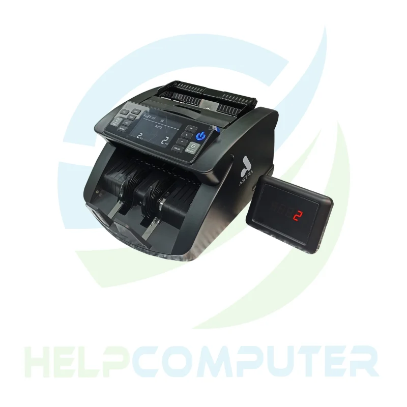 Contadora y detectora de billetes falsos Astra con visor LCD ASN801