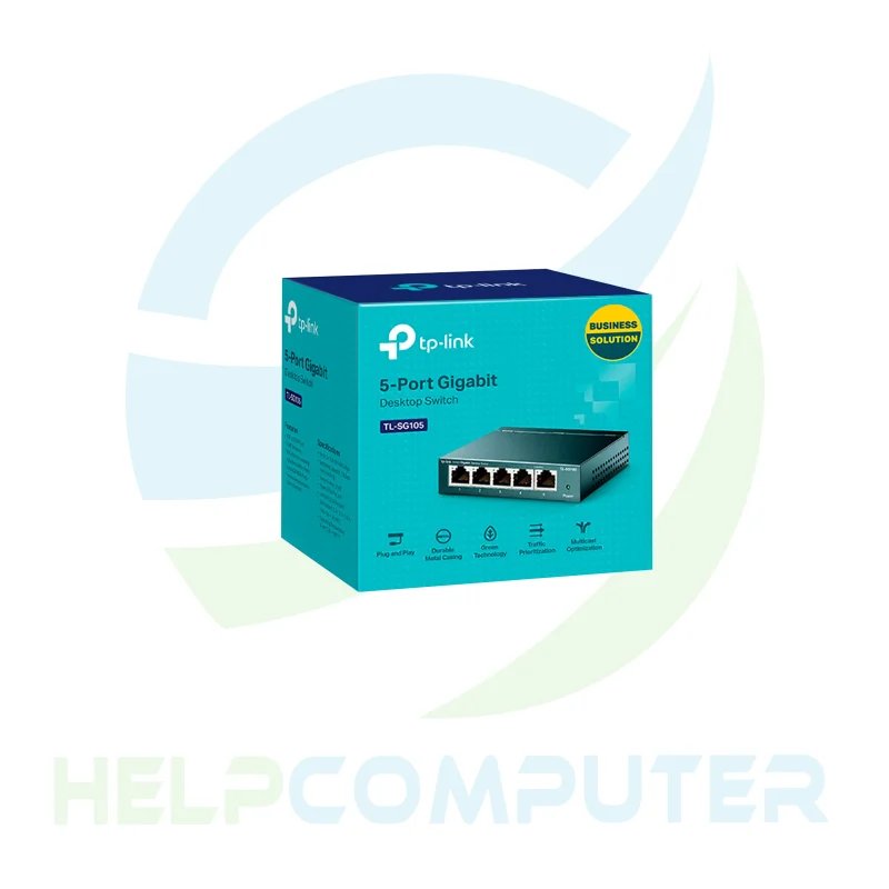 Switch tp-link LS105G de Escritorio 5 Puertos 10/100/1000Mbps