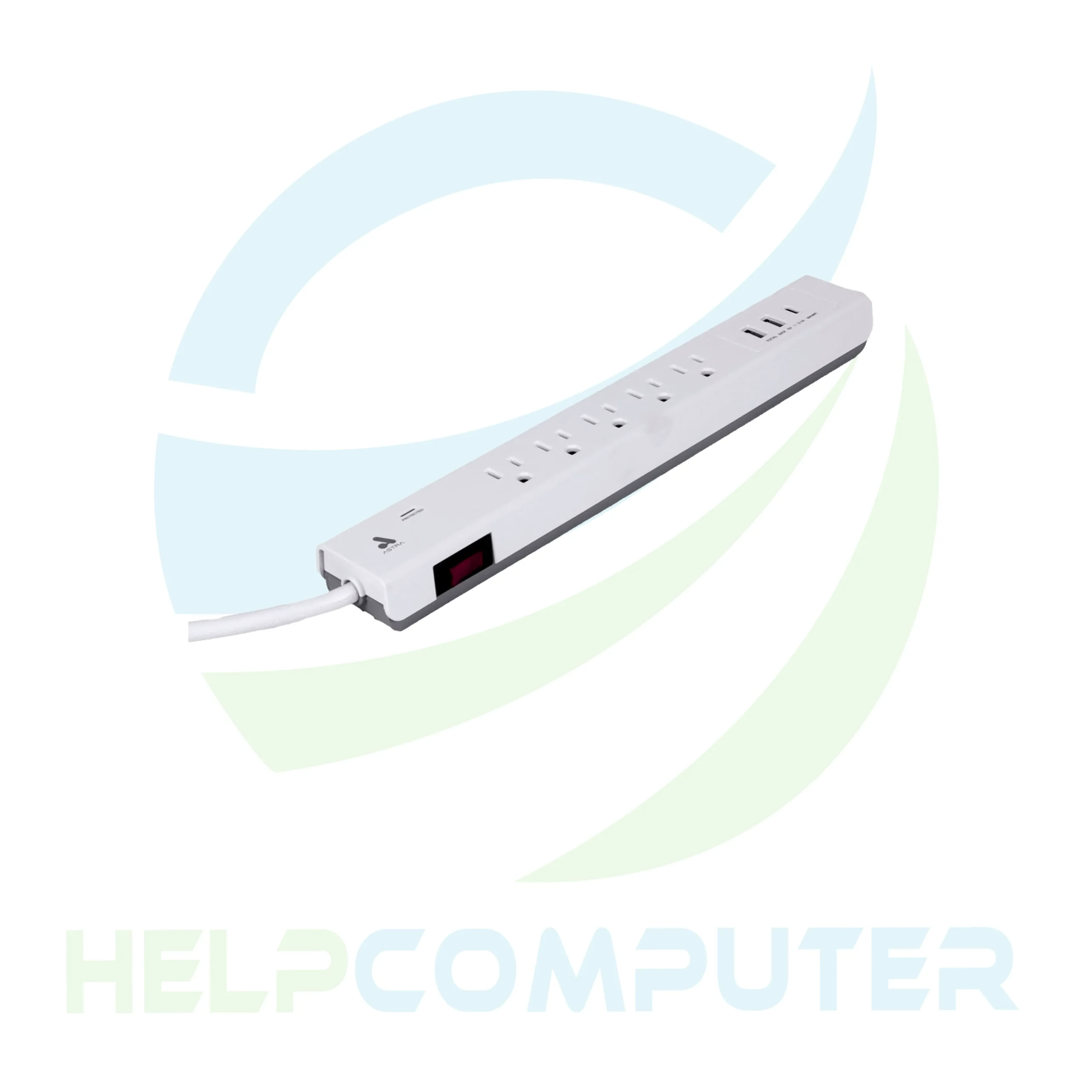 Regleta Astra protectora 5 salidas 3 USB - Imagen 2