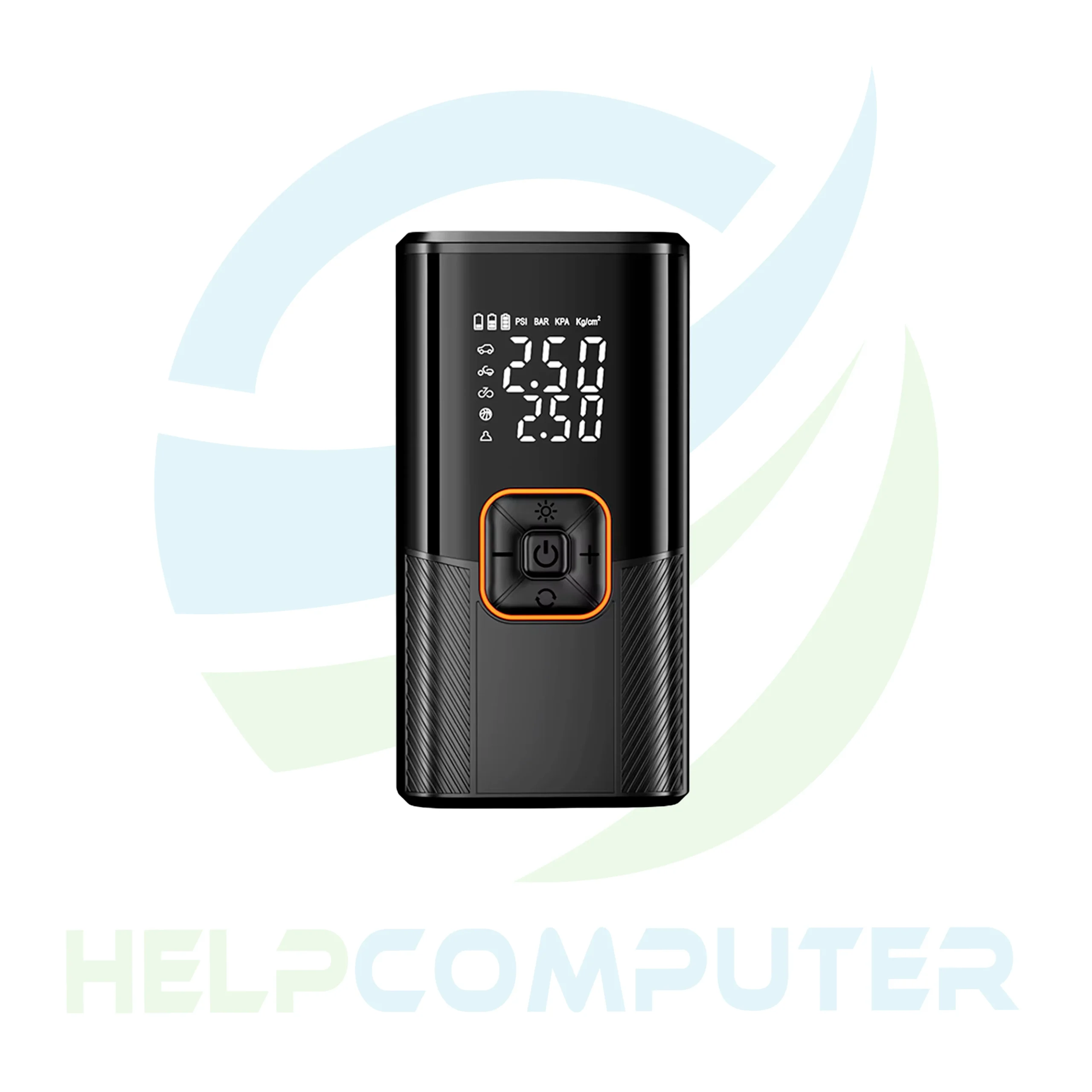 Compresor de aire portátil inflador digital automovil, moto, bicicleta