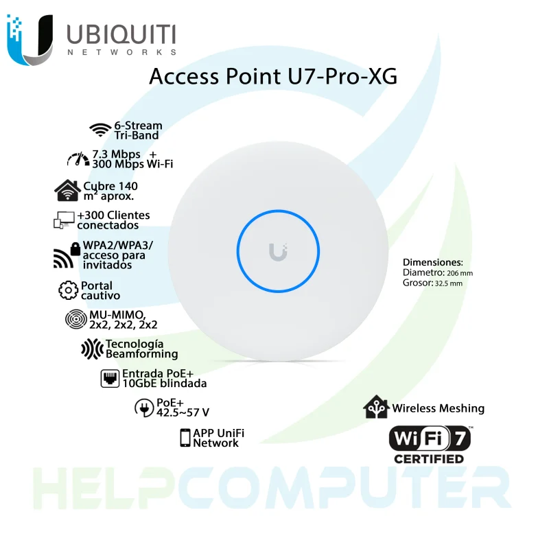 Acces Point Ubiquiti Unifi U7 Pro XG