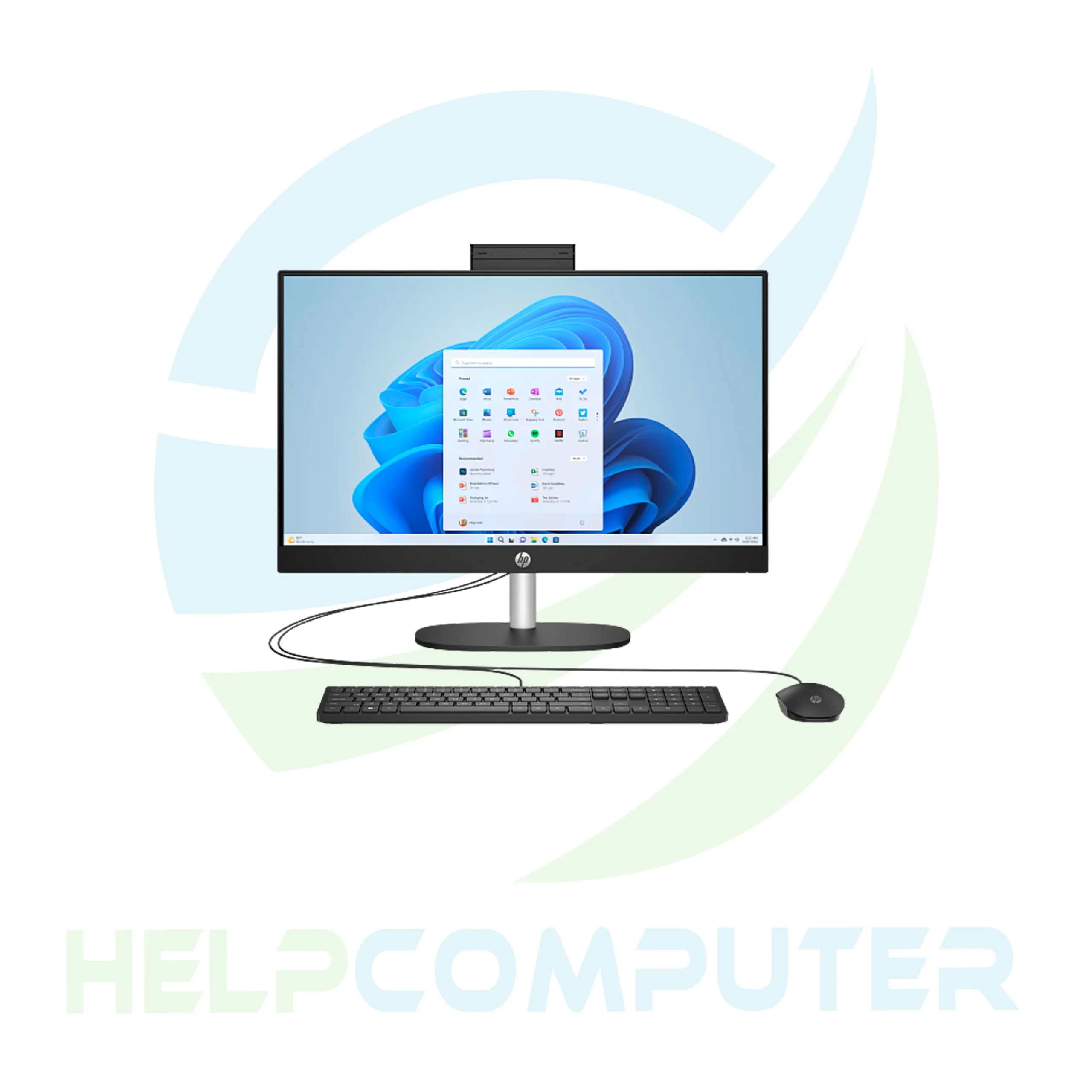 Computador todo en uno HP 24″ AMD Ryzen™ 5 7520U 8GB DDR5 512GB SSD - Imagen 2