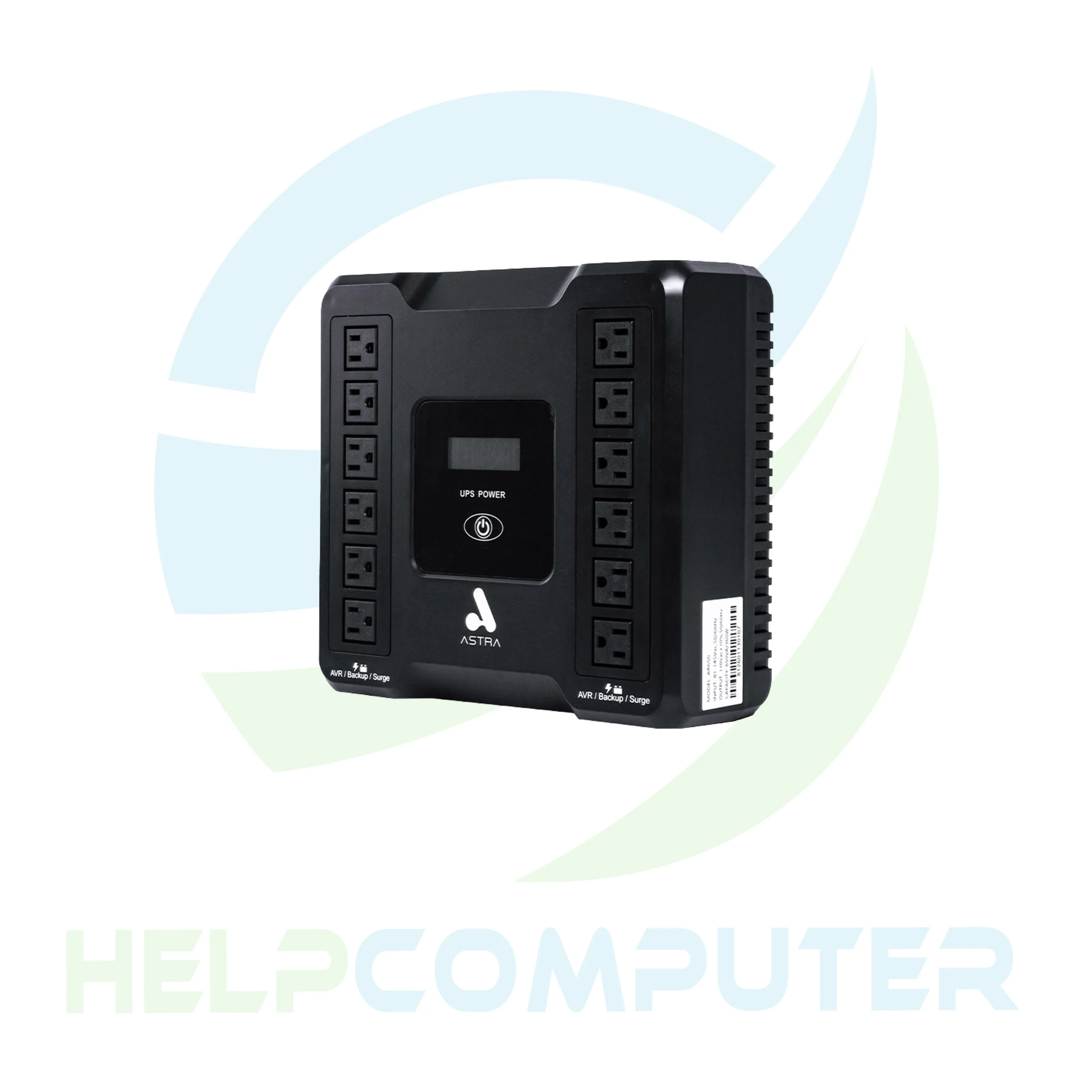 UPS Astra Interactivo 110V 12 salidas AVR LCD - Imagen 2