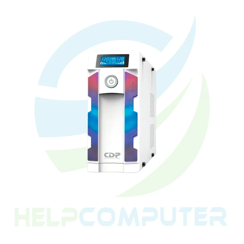 UPS gamer interactivo CDP 1500VA 900W luces RGB 16 salidas