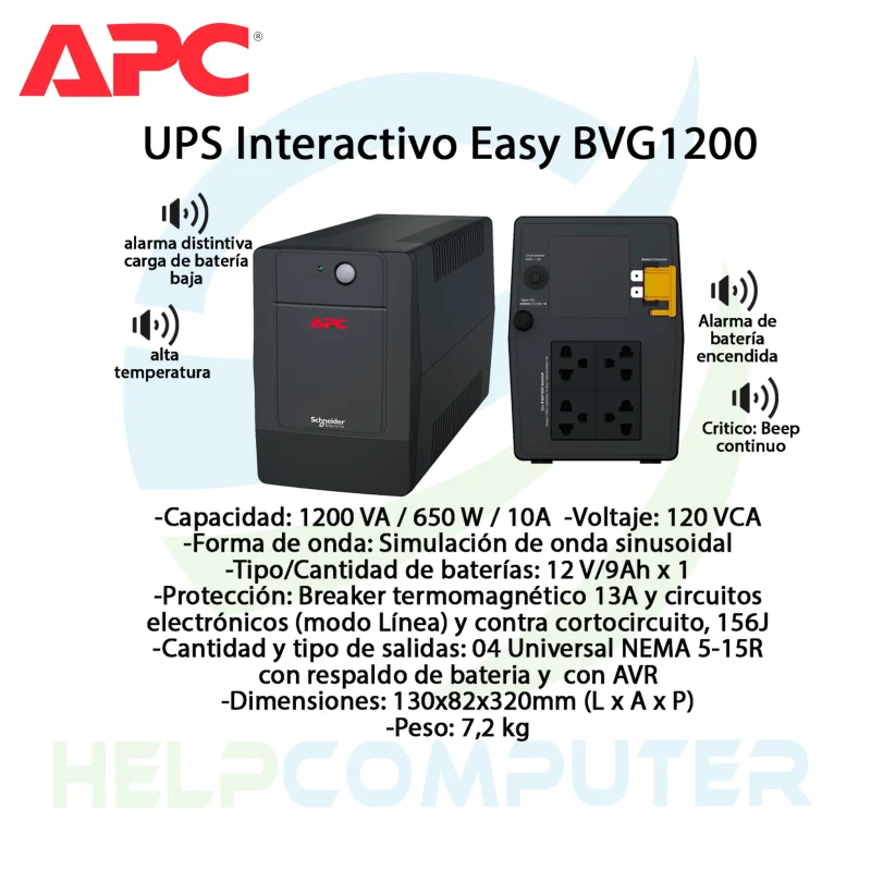 UPS APC Easy BVG Series