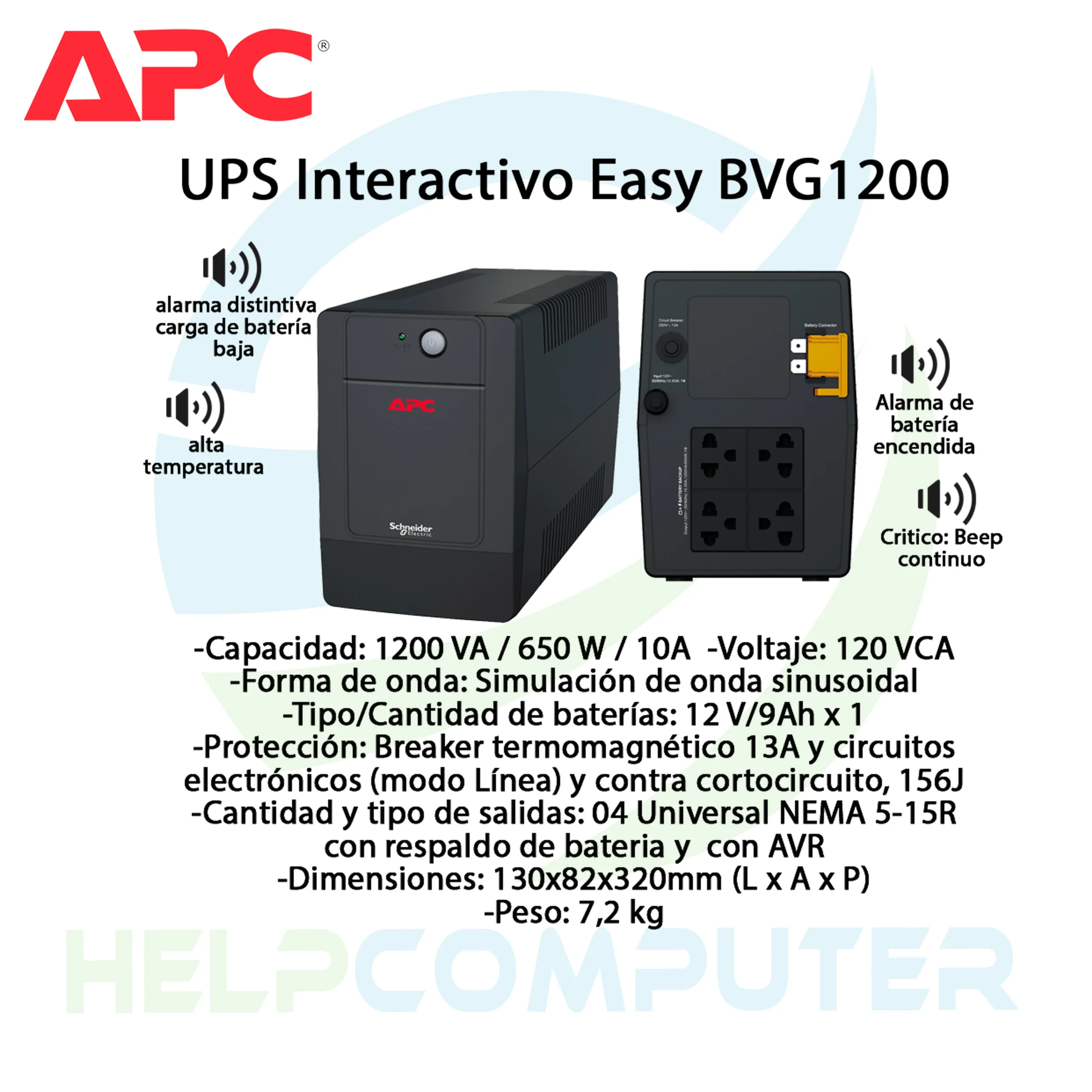 UPS APC Easy BVG Series