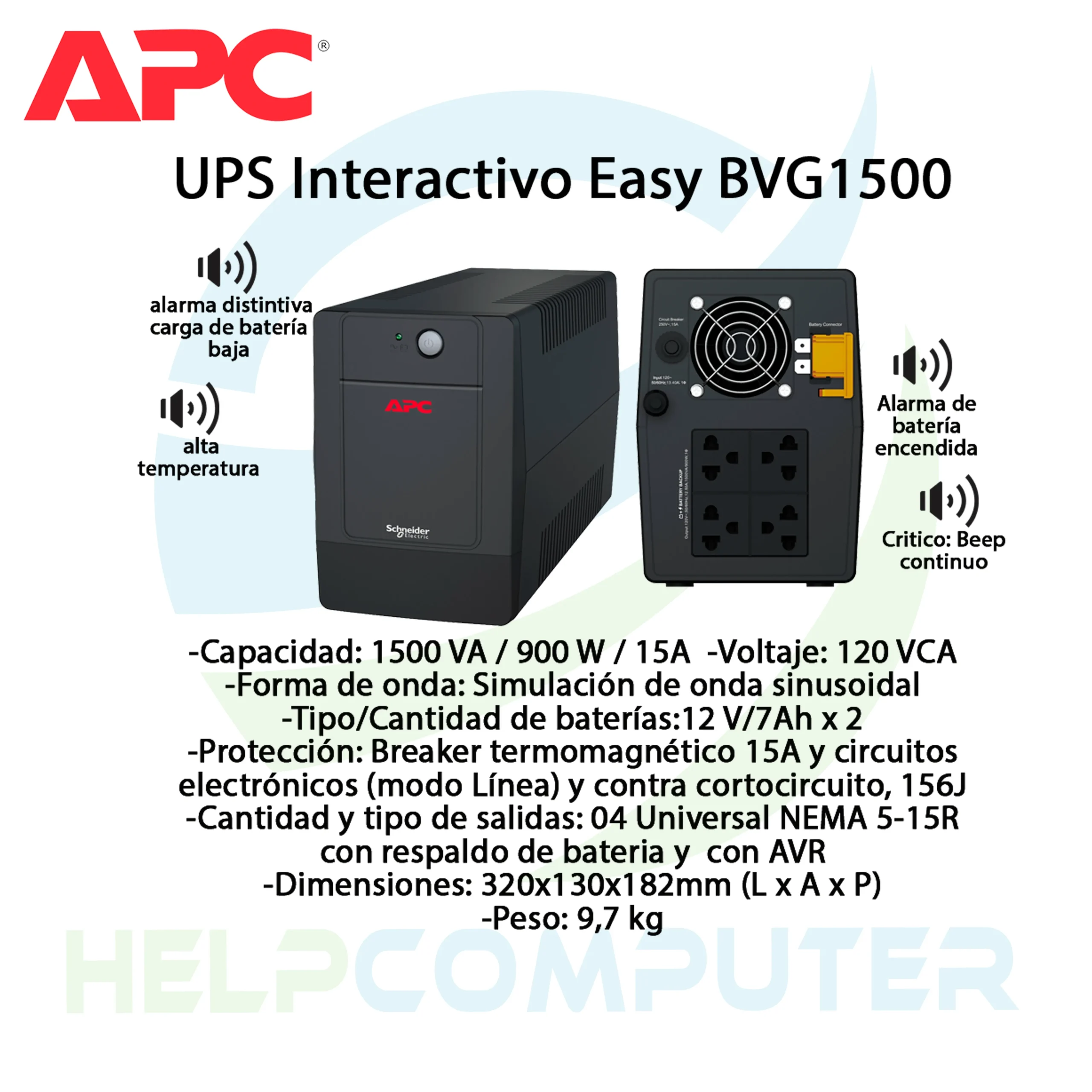 UPS APC Easy BVG Series - Imagen 7